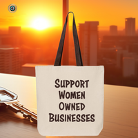Support Women Owned Businesses Canvas Tote bag