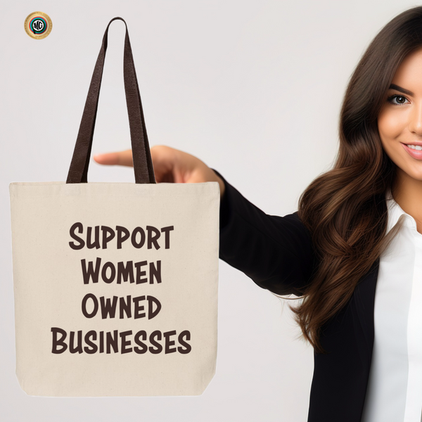 Support Women Owned Businesses Canvas Tote bag