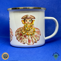 Muñeca De Trapo camp mug