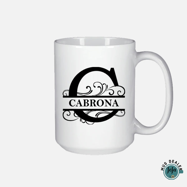 Cabrona Monogram 15oz mug