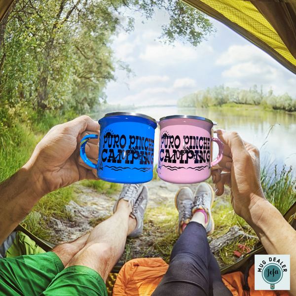 Puro Pinche Camping Camp Mug