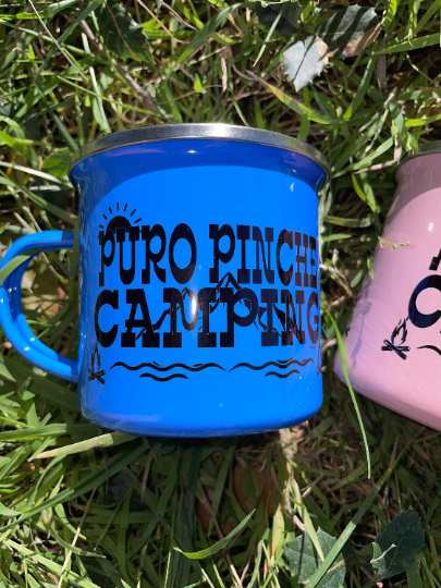 Puro Pinche Camping Camp Mug