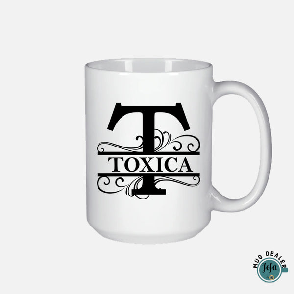 Toxica Monogram 15oz mug