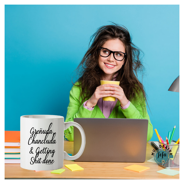 Greñuda y Chancluda Mug