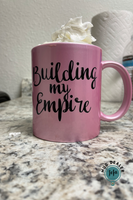 Building My Empire metallic mug