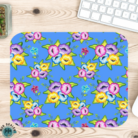 Flores de Oaxaca printed mouse pad