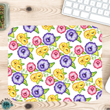 Flores de Oaxaca printed mouse pad