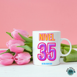 Nivel Desbloqueado birthday mugs