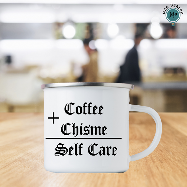 Coffee + Chisme Self Camp Mug